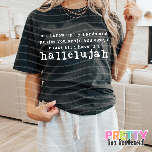 Hallelujah Worship Graphic Tee