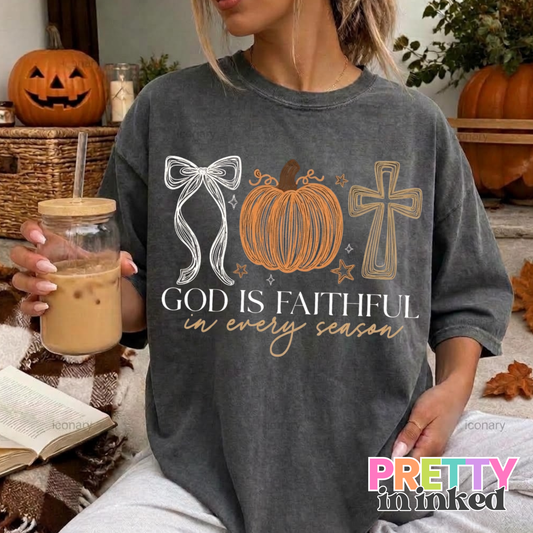 God Is Faithful in Every Season Graphic Tee